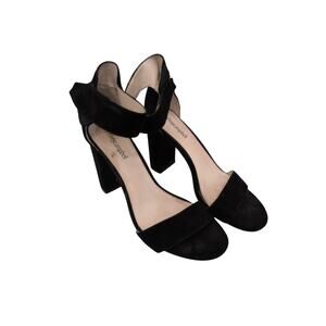 Jeffrey Campbell Lindsay Black Ankle Strap Heel size 8